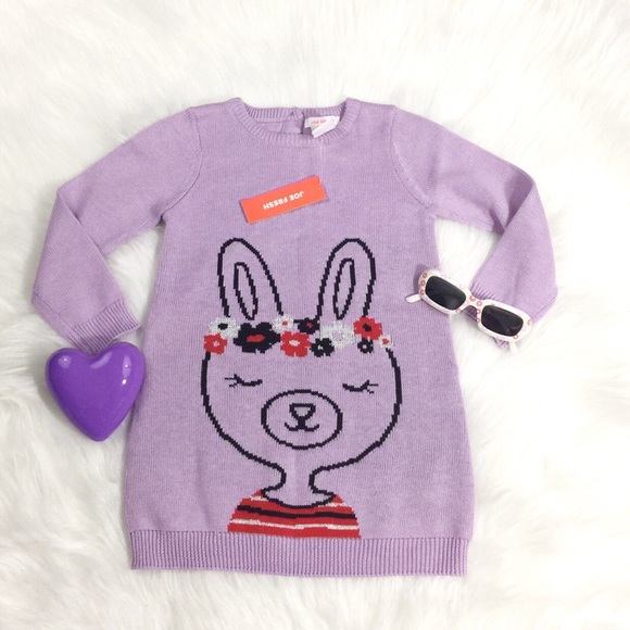 New Joe Fresh Baby Girls Freshter Sweater Dress - Picture 2 of 4